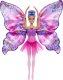 Lalka Barbie Mattel Motylkowa baletnica 2w1 z rozkładanymi skrzydełkami (HXJ10) 8