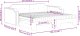 vidaXL Sofa rozsuwana z materacami, ciemnoszara, 100x200 cm, tkanina 12