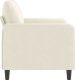 vidaXL Sofa 2-osobowa, kremowy, 120 cm, tapicerowana aksamitem 4