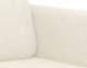 vidaXL Sofa 2-osobowa, kremowy, 120 cm, tapicerowana aksamitem 6