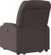 vidaXL Podnoszony fotel masujący, rozkładany, ciemnobrązowy, tkanina 5
