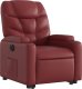 vidaXL Rozkładany fotel pionizujący, elektryczny, bordowy 4