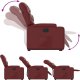 vidaXL Rozkładany fotel pionizujący, elektryczny, bordowy 7