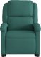 vidaXL Podnoszony fotel masujący, elektryczny, rozkładany, zielony 9