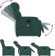 vidaXL Podnoszony fotel masujący, rozkładany, ciemnozielony, tkanina 7