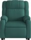 vidaXL Podnoszony fotel masujący, rozkładany, ciemnozielony, tkanina 9