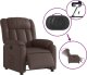 vidaXL Elektryczny fotel rozkładany, brązowy, obity sztuczną skórą 5