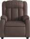 vidaXL Elektryczny fotel rozkładany, brązowy, obity sztuczną skórą 8