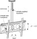 MKMS - TECHNOLOGY Uchwyt LCD/LED/PLASMA 23-50 400x400 sufitowy MKMs 6