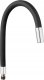 Wylewka W100B-B / FERRO / ZUMBA / WYLEWKA ELASTICO DO BATERII ZLEWOZMYWAKOWEJ CZARNA / 2