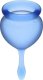 SATISFYER_SET Feel Good zestaw kubeczków menstruacyjnych Dark Blue 15ml + 20ml 3