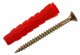 Rawlplug Kołek uniwersalny 10x60/70, wkręt z łbem stożkowym, karton (SFXP-10060070 x 50szt.) 19