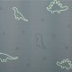 Atmosphera Zasłona fosforyzująca na przelotkach, 140 x 250 cm, niebieska z motywem dinozaurów 2