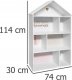 Atmosphera Regał na zabawki DOMEK, 7 przegródek, kolor różowy 6