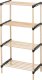 Storage Solutions Drewniana półka na buty, sosna 1
