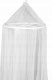 Excellent Houseware Moskitiera na łóżko w formie baldachimu, Ø 65 x 230 cm, biała 2