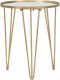 Ferretti Stolik kawowy z lustrzanym blatem, Ø 40 x 49 cm 1