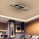 Lampa sufitowa КиКо Kwadratowa potrójna lampa sufitowa LED (żyrandol, plafon) 3