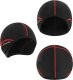 Czapka kolarska Arsuxeo Cycle, spandex, pod kask, czarno- czerwona, L 2