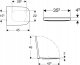Deska sedesowa 500.237.01.1 / GEBERIT / SMYLE SQUARE / DESKA SEDESOWA, MOCOWANIE Z GÓRY, WOLNE OPADANIE, ZACHODZĄCA POKRYWA DESKI SEDESOWEJ, SLIM DESIGN / 1