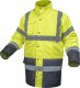 Kurtka męska Högert Technik Kurtka Zimowa Ocieplana Parka Odpinana Kamizelka 3W1 Żółta Ostrzegawcza - S Hogert Technik Ht5K240 S 5902801210310 1