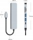 HUB USB Rozdzielacz HUB USB 6 w 1 4
