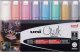 UNIBALL Uni-Ball PWE-8K, Green, Light Blue, Orange, Pink, Red, Violet, White, Yellow, Chisel, 8 pc(s) 1