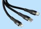 Kabel USB Kabel do Åadowania TYPE-C/Lightning 2.4A/micro 3 w 2 5