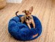 Mimikoko MIMIKO Pets Legowisko Shaggy okrągłe M 45cm chabrowe 3