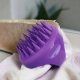 ECARLA_Silikonowy masażer do skóry głowy Fioletowy 2