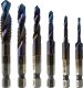 Wiertła gwintujące M3 - M10, gwintowniki, HSS, zestaw 6 szt. 2