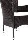 CHAIR WICKER BLACK 2