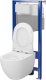 Zestaw podtynkowy S701-925 / CERSANIT / AQUA 50 / C251 ZESTAW STELAŻ PODT WC PNEU QF + MZ ZEN CLEAN ON + DS DUR WOLNOOPADAJĄCA ŁW 2