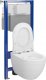 Zestaw podtynkowy S701-925 / CERSANIT / AQUA 50 / C251 ZESTAW STELAŻ PODT WC PNEU QF + MZ ZEN CLEAN ON + DS DUR WOLNOOPADAJĄCA ŁW 3