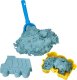 Nefere Zestaw - piasek kinetyczny ColourSand 2kg niebieski + foremki i łopatka 5