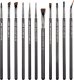 JESSUP_Pro Makeup Eyeliner Brush zestaw jedenastu pędzli do makijażu oka T324 1