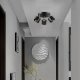 Lampa wisząca Sigma Loftowa lampa sufitowa (wisząca) LED E27 - czarno złota x3 1