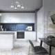 Lampa wisząca Orno Lampa sufitowa wisząca żyrandol LED E27 oprawa LOFT - biało złota x4 1