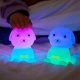 Zenwire Dziecięca silikonowa lampka RGB LED nocna (pies) z USB 4