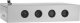 RACK Systems W5302/W - szafa Rack 19" pionowa - 540x120x2U 2