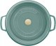 STAUB Garnek żeliwny okrągły Staub - 6.7 ltr, Eukaliptusowy 6