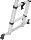 MSW Drabina teleskopowa składana z aluminium 12 stopni 0.85-1.85/3.8 m Drabina teleskopowa składana z aluminium 12 stopni 0.85-1.85/3.8 m 4
