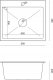 Zlewozmywak Quadron QUADRON LUKE 100 zlewozmywak stalowy black metal (50x45x20) z syfonem 1-komorowy b/o + bateria black metal 4