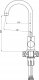 Zlewozmywak Quadron QUADRON LUKE 100 zlewozmywak stalowy black metal (50x45x20) z syfonem 1-komorowy b/o + bateria black metal 6