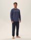 Esotiq & henderson PIŻAMA HENDERSON 41904 JUMPER (kolor steel- blue, rozmiar XL) 1