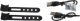 Lampa rowerowa + tylne światło Trizand 24003 4