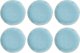 Sagaform ROSE&TULIPANI CONCERTO FUSE AZZURRO Zestaw 6 talerzy do sałatek 22 cm 1