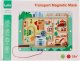 WOODEN GAME FUN TRAFFIC MAGNETIC MAZE 7