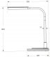Lampka biurkowa Maxcom Lampa biurkowa LED ML 3100 Porto Biała 1