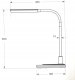 Lampka biurkowa Maxcom Lampa biurkowa LED ML 3100 Porto Czarna 4
